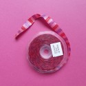 Organza ribbon, 14 mm, pink, 27.6 m