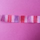 Organza ribbon, 14 mm, pink, 27.6 m