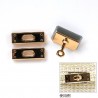 Hamanaka clasp twist, gold