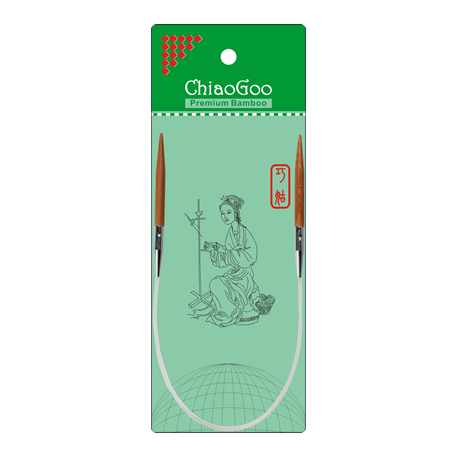 Спицы круговые ChiaoGoo Bamboo (40 см), патина