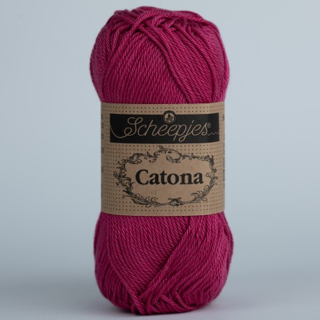 Scheepjes Catona 50г - 413 Cherry