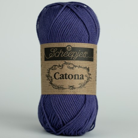 Scheepjes Catona 50г - 508 deep amethyst