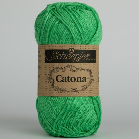 Scheepjes Catona 50г - 389 Apple Green