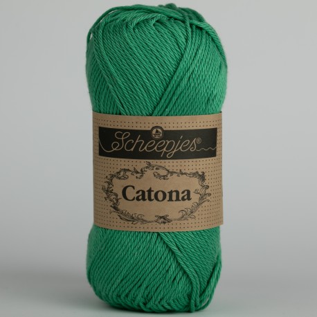 Scheepjes Catona 50г- 241 Parrot Green