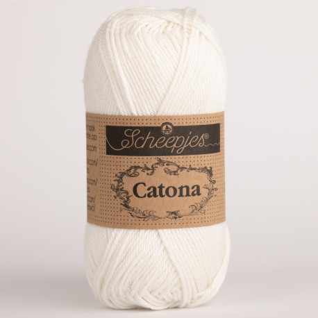 Scheepjes Catona 25г - 105 Bridal White