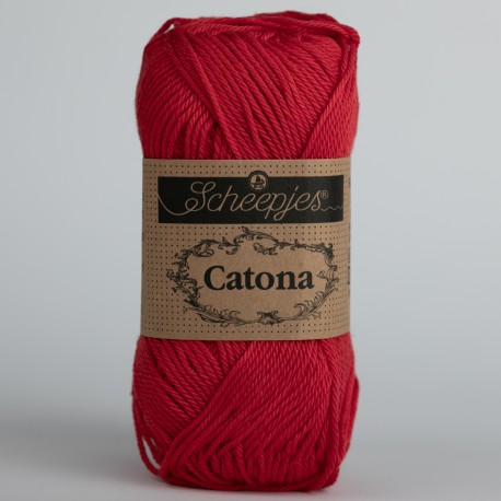 Scheepjes Catona 25г- 115 Hot Red