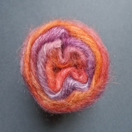 Rico E Super Kid Mohair ♡ Silk Print - 005 Fire