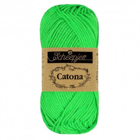 Scheepjes Catona 25г - 602 Neon Green