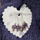 Ozevi Stitch Marker set, purple , 5ps