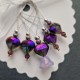 Ozevi Stitch Marker set, purple , 5ps