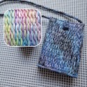 Kit "Crochet plastic canvas bag" (Unicorn)