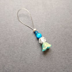 Ozevi Stitch Marker, blue №1, 1ps