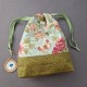 Ozevi project bag, vintage flowers