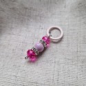 Ozevi Stitch Marker, pink 1, 1ps