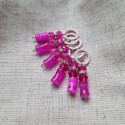 Ozevi Stitch Marker, pink 2, 1ps