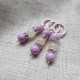 Ozevi Stitch Marker, lavender 1, 1ps