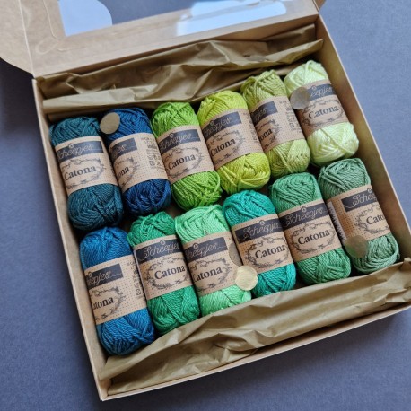 Scheepjes Catona Set 'Willow' (12 pcs)