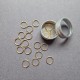 Set of stitch markers "Gold" (20 pcs)