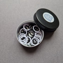 Set of stitch markers "Black & White" (30 pcs)