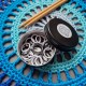 Set of stitch markers "Black & White" (30 pcs)