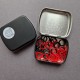 Set of stitch markers "Red & Black" (40 pcs)