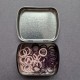 Set of stitch markers "Plum wine" (40 pcs)