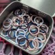 Set of stitch markers "Twilight" (40 pcs)