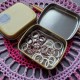 Set of stitch markers "Cappuccino" (40 pcs)