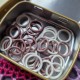 Set of stitch markers "Cappuccino" (40 pcs)