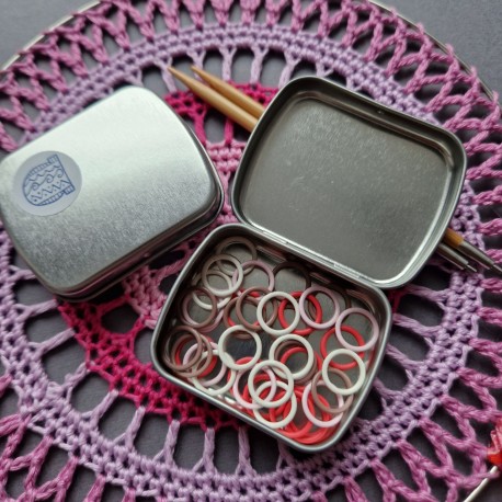 Set of stitch markers "Marshmallow 2" (40 pcs)