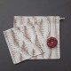 Set of small Ozevi project bags with knitting print + pincushion
