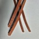 Sewn leather bag handle 1.5 cm, 80 cm, cognac
