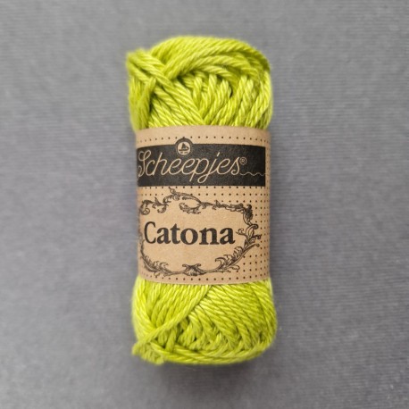 Scheepjes Catona 10g - 245 Green Yellow