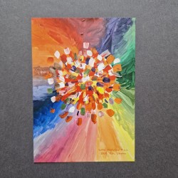 Charity postacard "Abstraction"