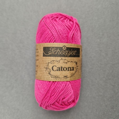 Scheepjes Catona 25g - 604 Neon Pink