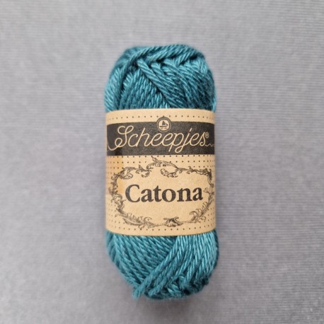 Scheepjes Catona 50g - 391 deep ocean green