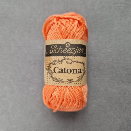 Scheepjes Catona 50г - 410 Rich Coral