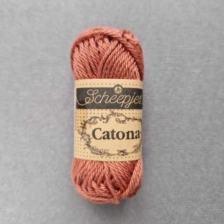 Scheepjes Catona 50г- 504 brick red