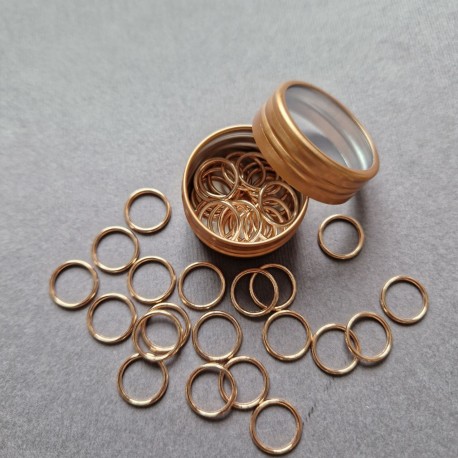 Set of stitch markers "Rose Gold" (20 pcs)