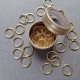 Set of stitch markers "Gold" (20 pcs)