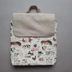 Ozevi project bag, farm animals