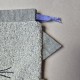 Handmade cotton boucle fabric Cat Bag S Gray