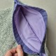 Boucle fabric Bag Fluffy Cat Violet