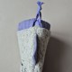 Handmade cotton boucle fabric Cat Bag M Lavender
