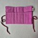 Handmade fabric Cat Bag M + Cat Case Raspberry