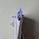 Handmade cotton fabric Cat Bag M Lilac