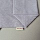 Handmade cotton fabric Cat Bag M Lilac