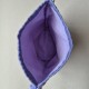 Handmade cotton fabric Cat Bag M Fuchsia