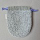 Handmade cotton boucle fabric Rabbit Bag Mini