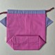 Fabric Bag Whiskers Cat Fuchsia